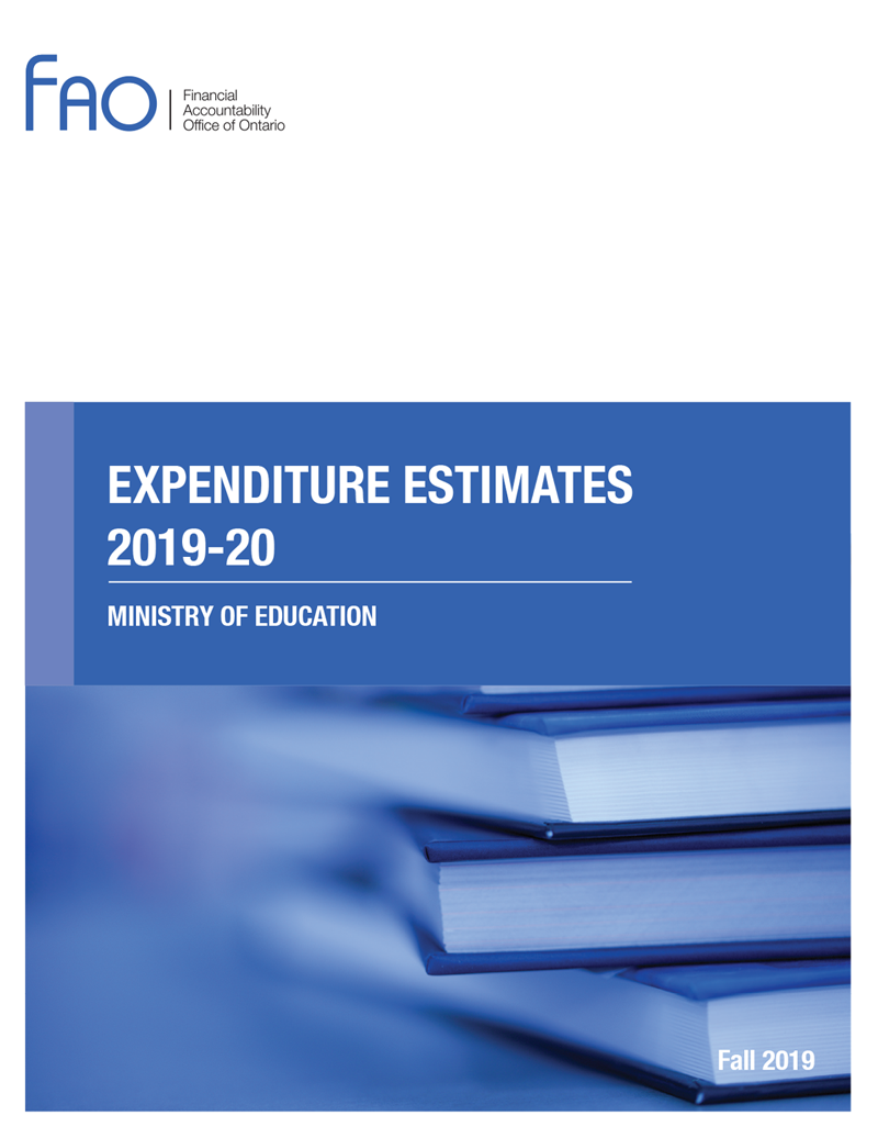 Expenditure Estimates 2019-20: Ministry of Education