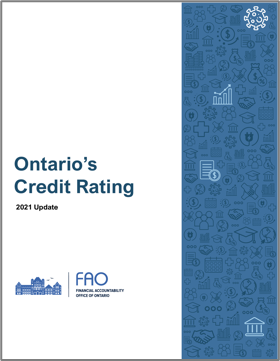 Ontario's Credit Rating: 2021 Update report cover
