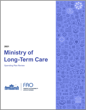 Ministry of Long-Term Care: Spending Plan Review report cover
