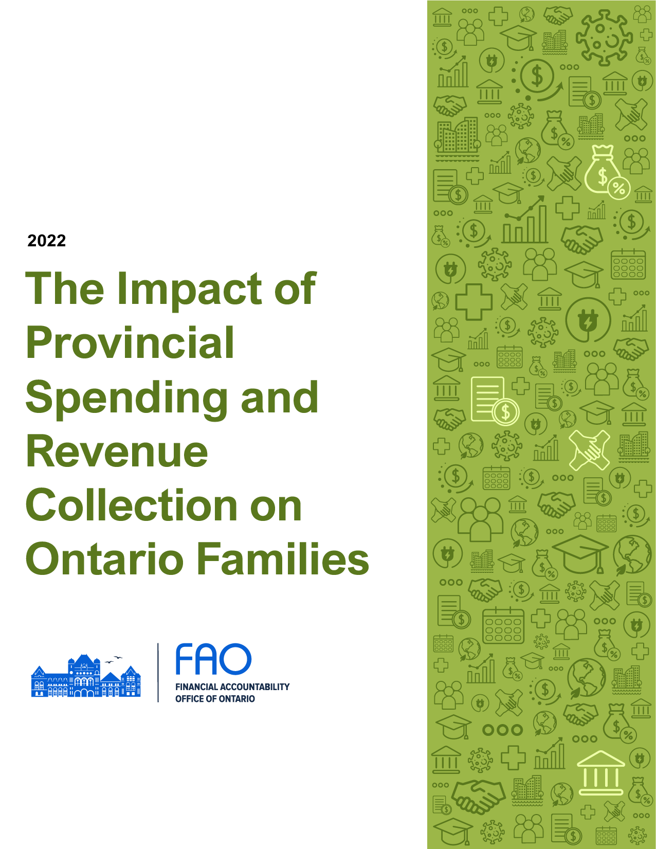 The Impact of Provincial Spending and Revenue Collection on Ontario Families report cover