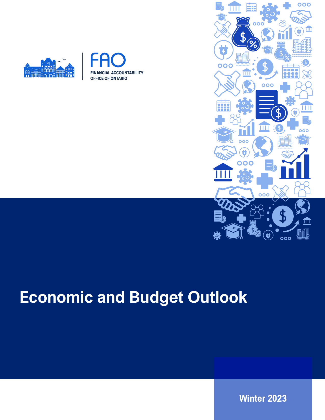 conomic and Budget Outlook, Winter 2023 report cover