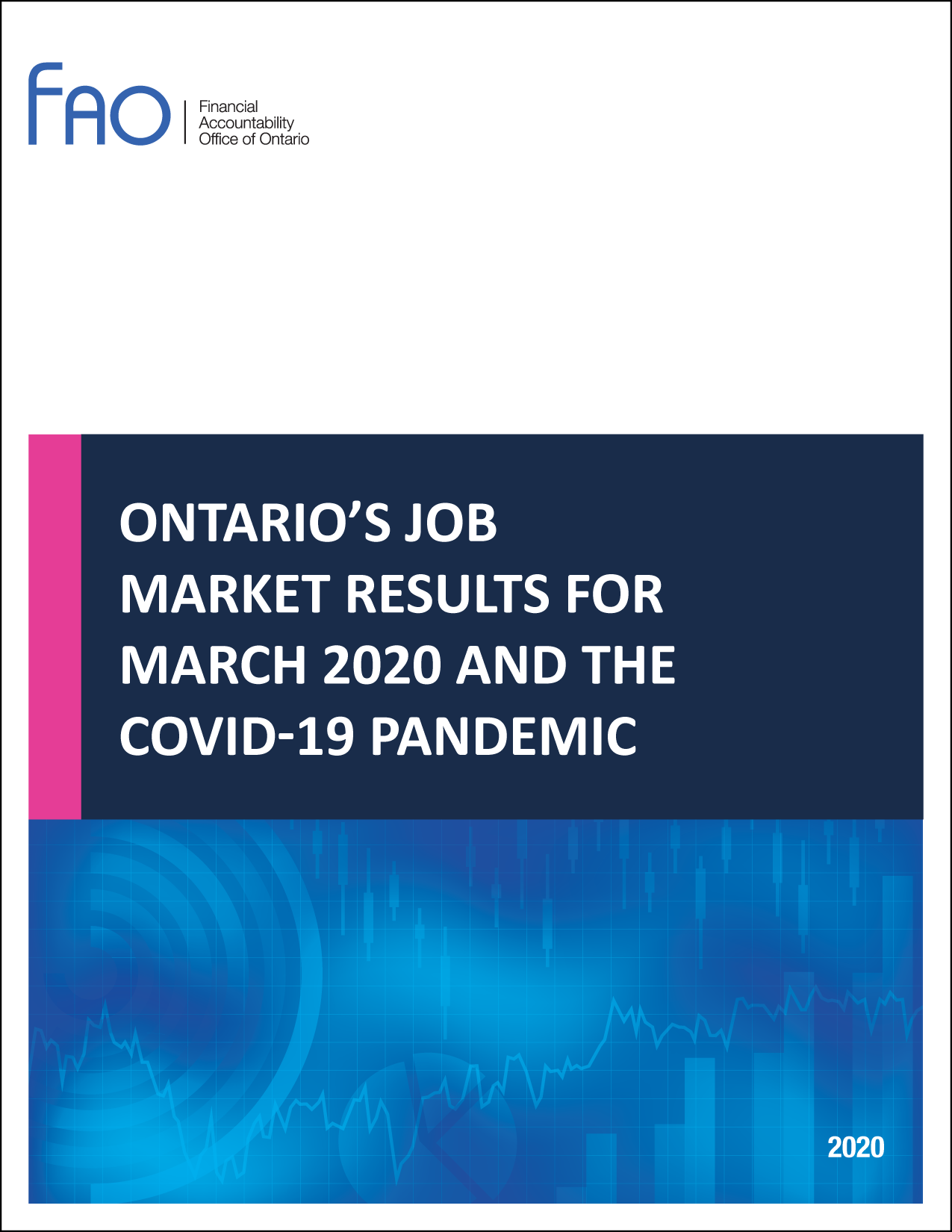 Ontario's Job Market Results for March 2020 and the COVID-19 Pandemic
