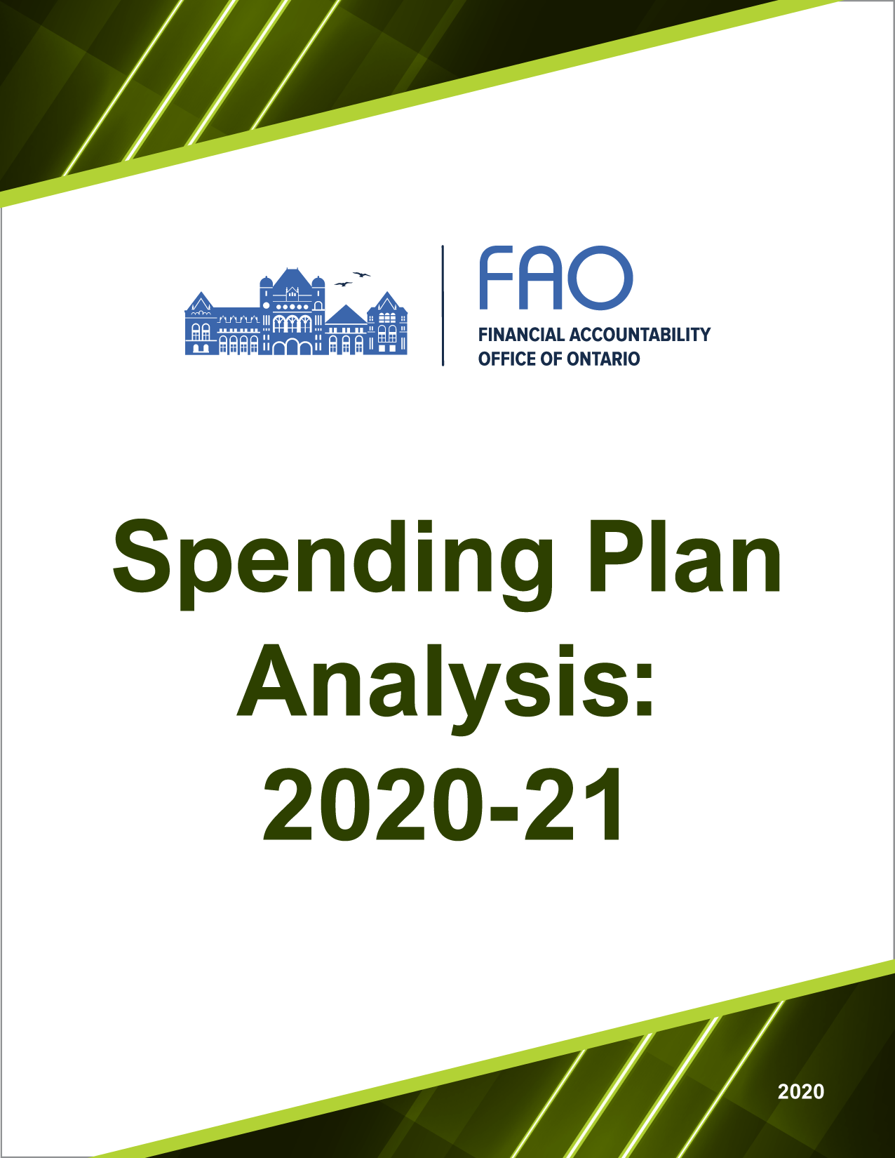 Spending Plan Analysis: 2020-21