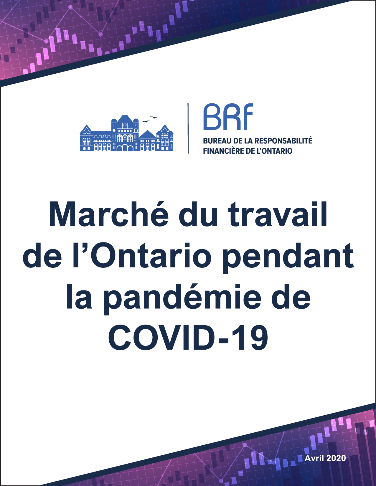 Marché du travail de l'Ontario pendant la pandémie de COVID-19