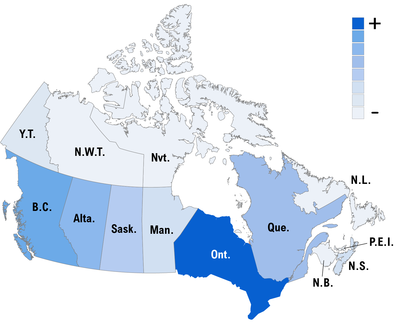 Media coverage of FAO reports extended beyond Ontario, with news captured in British Columbia, Quebec, Manitoba, Nova Scotia, and Yukon. 