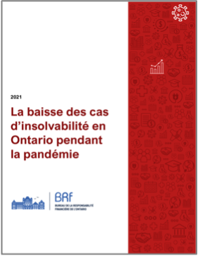 Rapport La baisse des cas d’insolvabilité en Ontario pendant la pandémie