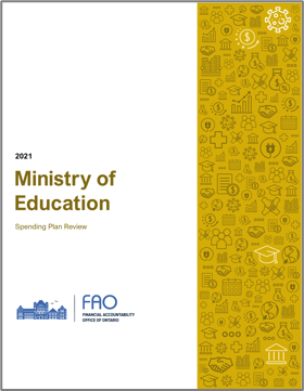 Ministry of Education: Spending Plan Review report cover