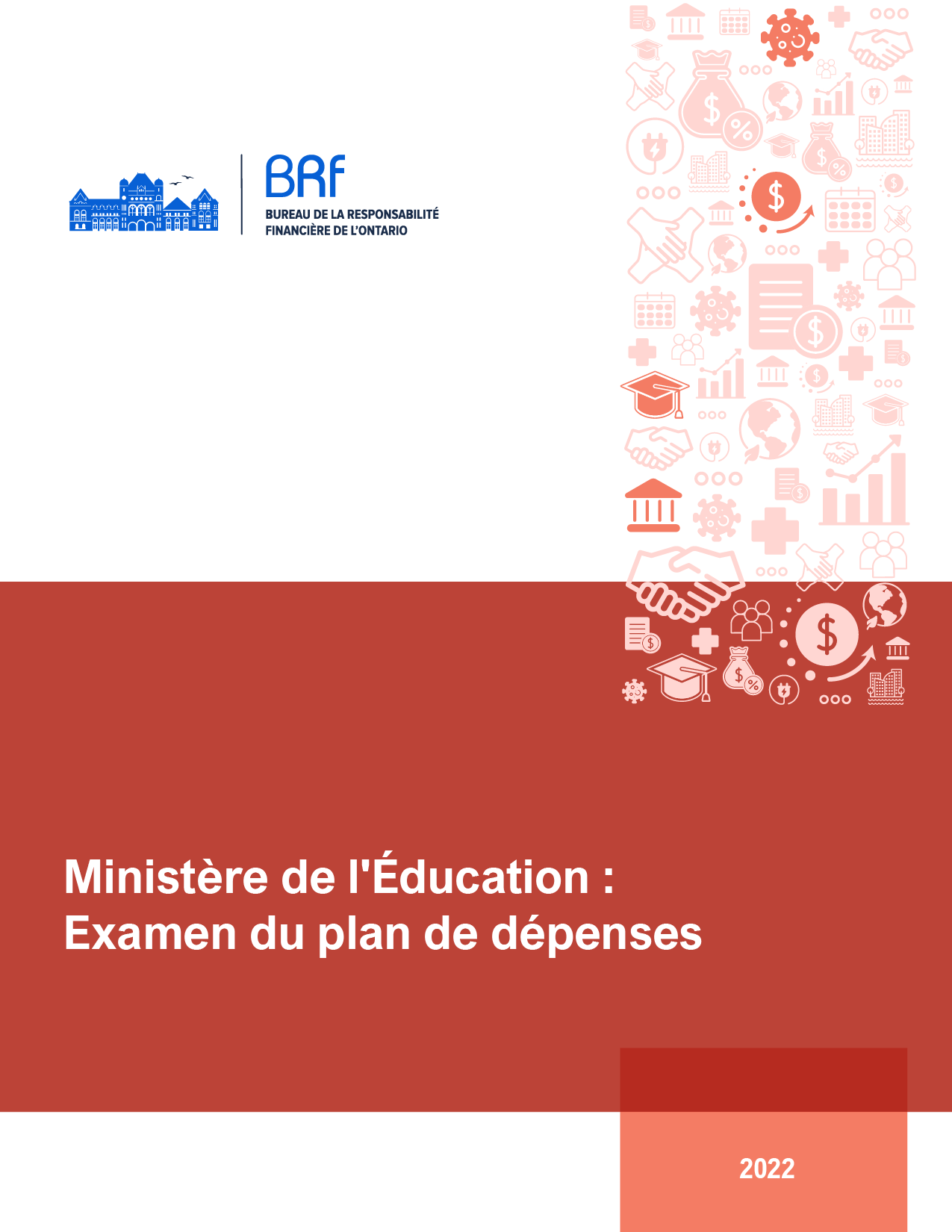 Ministère de l'Éducation : Examen du plan de dépenses