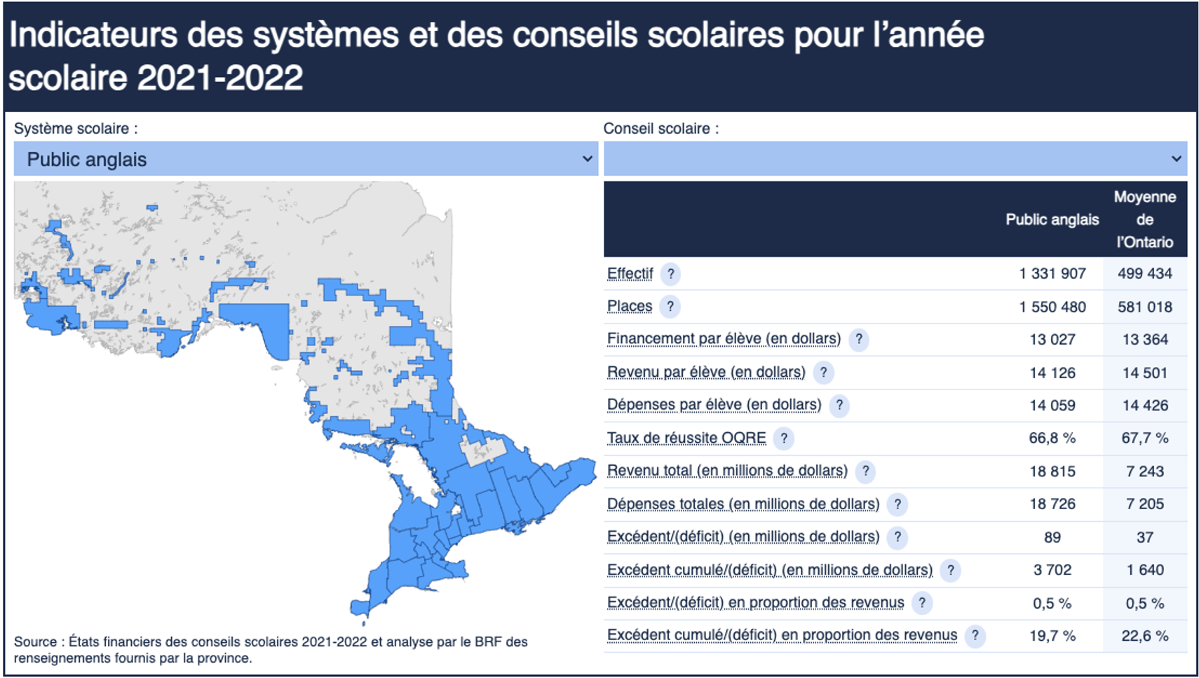 School Board Map Interactive Graphic